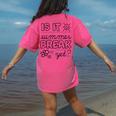 Teacher End Of Year Shirt Is It Summer Break Yet Last Day Women's Comfort Colors T-Shirt Back Print Crunchberry