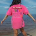 Teacher Growth Mindset Power Of Yet Women's Comfort Colors T-Shirt Back Print Crunchberry Teacher Growth Mindset Power Of Yet Women's Comfort Colors T-Shirt Back Print Crunchberry