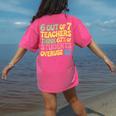 Teacher Overuse 67 Teacher Women's Comfort Colors T-Shirt Back Print Crunchberry