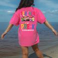 Teacher Of Pre K Superheroes Teacher New School Year Men Women Women's Comfort Colors T-Shirt Back Print Crunchberry