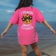 Teacher Shirt I Teach Smart Cookies Shirt Nerd Tee Women's Comfort Colors T-Shirt Back Print Crunchberry Teacher Shirt I Teach Smart Cookies Shirt Nerd Tee Women's Comfort Colors T-Shirt Back Print Crunchberry