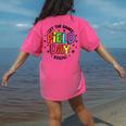 Teacher Student Field Day Let The Games Begin Field Day Women's Comfort Colors T-Shirt Back Print Crunchberry Teacher Student Field Day Let The Games Begin Field Day Women's Comfort Colors T-Shirt Back Print Crunchberry