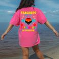 Teachers Are Superheroes – Fun Appreciation Women's Comfort Colors T-Shirt Back Print Crunchberry Teachers Are Superheroes – Fun Appreciation Women's Comfort Colors T-Shirt Back Print Crunchberry