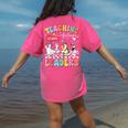 Teaching Future Leaders Groovy Teacher Back To School Women's Comfort Colors T-Shirt Back Print Crunchberry Teaching Future Leaders Groovy Teacher Back To School Women's Comfort Colors T-Shirt Back Print Crunchberry