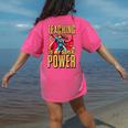 Teaching Is My Super Power Superhero Teacher Women's Comfort Colors T-Shirt Back Print Crunchberry Teaching Is My Super Power Superhero Teacher Women's Comfort Colors T-Shirt Back Print Crunchberry