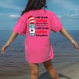 Teaching I Will Drink Coffee Here Or There Teacher Women's Comfort Colors T-Shirt Back Print Crunchberry Teaching I Will Drink Coffee Here Or There Teacher Women's Comfort Colors T-Shirt Back Print Crunchberry