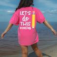 Lets Do This Test Day State Testing Teacher Motivational Women's Comfort Colors T-Shirt Back Print Crunchberry Lets Do This Test Day State Testing Teacher Motivational Women's Comfort Colors T-Shirt Back Print Crunchberry