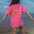 Thanksgiving Order Of Operations Thanksgiving Math Teacher Women's Comfort Colors T-Shirt Back Print Crunchberry