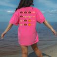 Thanksgiving Order Of Operations Turkey Quiz Math Teacher Women's Comfort Colors T-Shirt Back Print Crunchberry