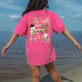 Tis The Season For Inclusion Christmas Sped Teacher Women's Comfort Colors T-Shirt Back Print Crunchberry