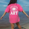 Today’s Good Mood Is Sponsored By Art Teacher Sun Tee Women's Comfort Colors T-Shirt Back Print Crunchberry