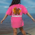 Unity Day Shirt Kindness Orange Teacher Kids Be Kind Women's Comfort Colors T-Shirt Back Print Crunchberry