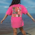 Wild About 2nd Grade Teacher Student First Day Of School Women's Comfort Colors T-Shirt Back Print Crunchberry