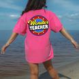 Wonder Teacher Super Woman Power Superhero Back To School Women's Comfort Colors T-Shirt Back Print Crunchberry Wonder Teacher Super Woman Power Superhero Back To School Women's Comfort Colors T-Shirt Back Print Crunchberry