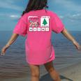 I Am Working For Christmas Break Special Education Teacher Women's Comfort Colors T-Shirt Back Print Crunchberry