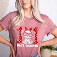 100 Days Smarter 101st Day School Dalmatian Dog Teacher Kids Women's Heather T-Shirt Heather Mauve 100 Days Smarter 101st Day School Dalmatian Dog Teacher Kids Women's Heather T-Shirt Heather Mauve