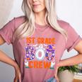 1st Grade Boo Crew First Grade Teacher Kids Happy Halloween Women's Heather T-Shirt Heather Mauve