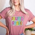 4th Grade Back To School Dalmatian Dots Teacher Student Women's Heather T-Shirt Heather Mauve 4th Grade Back To School Dalmatian Dots Teacher Student Women's Heather T-Shirt Heather Mauve