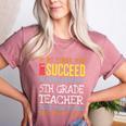 5th Grade Teacher Appreciation Women's Heather T-Shirt Heather Mauve