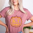 6 7 Meme Halloween Pumpkin Costume For Student Teacher Women's Heather T-Shirt Heather Mauve 6 7 Meme Halloween Pumpkin Costume For Student Teacher Women's Heather T-Shirt Heather Mauve