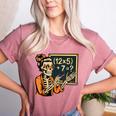 67 Teacher Halloween Skeleton Women's Heather T-Shirt Heather Mauve 67 Teacher Halloween Skeleton Women's Heather T-Shirt Heather Mauve