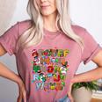 ABCs Learning Kindergarten Teacher Christmas Lights Alphabet For Men Women Kids Women's Heather T-Shirt Heather Mauve ABCs Learning Kindergarten Teacher Christmas Lights Alphabet For Men Women Kids Women's Heather T-Shirt Heather Mauve