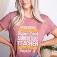 Agriculture Teacher Appreciation AG Teacher Women's Heather T-Shirt Heather Mauve