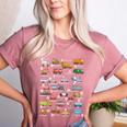 Alphabet Vehicles ABCs Learning Teachers Kids Boys Girls Women's Heather T-Shirt Heather Mauve Alphabet Vehicles ABCs Learning Teachers Kids Boys Girls Women's Heather T-Shirt Heather Mauve