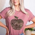 Apple Camoflauge Clothing Camo Student Teacher Cute School Women's Heather T-Shirt Heather Mauve Apple Camoflauge Clothing Camo Student Teacher Cute School Women's Heather T-Shirt Heather Mauve