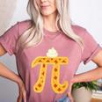 Apple Pi Pie Pun Math Teacher Pi Day 2020 Women's Heather T-Shirt Heather Mauve