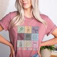 Art Teacher Life Retro Groovy Teaching Future Artists Women's Heather T-Shirt Heather Mauve Art Teacher Life Retro Groovy Teaching Future Artists Women's Heather T-Shirt Heather Mauve