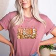 Autumn Pumpkin Thanksgiving Coffee Floral Teacher Fall Women's Heather T-Shirt Heather Mauve Autumn Pumpkin Thanksgiving Coffee Floral Teacher Fall Women's Heather T-Shirt Heather Mauve