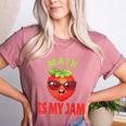 Back To School Math Is My Jam Math Teacher Women's Heather T-Shirt Heather Mauve Back To School Math Is My Jam Math Teacher Women's Heather T-Shirt Heather Mauve