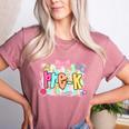 Back To School Pre-K Preppy Teacher Girl Women's Heather T-Shirt Heather Mauve