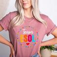 Back To School Teachers Crew Students Team ESOL Teacher Women's Heather T-Shirt Heather Mauve Back To School Teachers Crew Students Team ESOL Teacher Women's Heather T-Shirt Heather Mauve