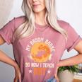 My Broom Broke So Now I Teach Art Teacher Halloween Costume For Men Women Women's Heather T-Shirt Heather Mauve