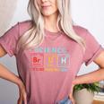 Bruh Science Like Magic But Real Teachers Students Scientist Women's Heather T-Shirt Heather Mauve