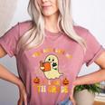 You Can't Scare Me I Teach 5th Grade Teacher Halloween Ghost Women's Heather T-Shirt Heather Mauve You Can't Scare Me I Teach 5th Grade Teacher Halloween Ghost Women's Heather T-Shirt Heather Mauve