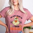 You Can't Scare Me I Teach Daycare Teacher Halloween Ghost Women's Heather T-Shirt Heather Mauve You Can't Scare Me I Teach Daycare Teacher Halloween Ghost Women's Heather T-Shirt Heather Mauve