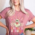 You Can't Scare Me I Teach Elementary School Teacher Spooky Women's Heather T-Shirt Heather Mauve You Can't Scare Me I Teach Elementary School Teacher Spooky Women's Heather T-Shirt Heather Mauve