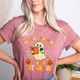 You Can't Scare Me I Teach First Grade Halloween Teacher Women's Heather T-Shirt Heather Mauve You Can't Scare Me I Teach First Grade Halloween Teacher Women's Heather T-Shirt Heather Mauve