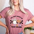 You Cant Scare Me I Teach First Grade Teacher Halloween Women's Heather T-Shirt Heather Mauve You Cant Scare Me I Teach First Grade Teacher Halloween Women's Heather T-Shirt Heather Mauve