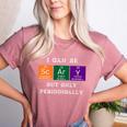 Chemisty Science Teacher Periodic Table Halloween Women's Heather T-Shirt Heather Mauve