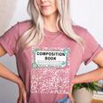 Composition Book Notebook Teachers Matching Group Halloween Women's Heather T-Shirt Heather Mauve Composition Book Notebook Teachers Matching Group Halloween Women's Heather T-Shirt Heather Mauve