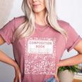 Composition Book Notebook Teachers Matching Group Halloween Women's Heather T-Shirt Heather Mauve