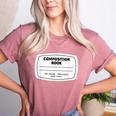 Composition Notebook Halloween Costume Teacher Student Women's Heather T-Shirt Heather Mauve Composition Notebook Halloween Costume Teacher Student Women's Heather T-Shirt Heather Mauve