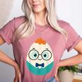 Cute Good Egg Teacher Halloween Costume Food Group Women's Heather T-Shirt Heather Mauve