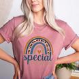Cute Special Education Leopard Print SPED Teacher Idea Women's Heather T-Shirt Heather Mauve Cute Special Education Leopard Print SPED Teacher Idea Women's Heather T-Shirt Heather Mauve