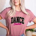 Dance Teacher Leopard Dancing Life Girls Women Dancer Women's Heather T-Shirt Heather Mauve Dance Teacher Leopard Dancing Life Girls Women Dancer Women's Heather T-Shirt Heather Mauve
