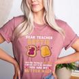 Dear Teacher Bestie You'Re Totally My Jam Shirt Kids Women's Heather T-Shirt Heather Mauve